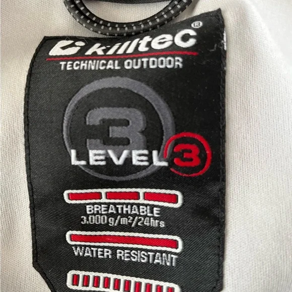 Killtec Technical Outdoor Black jacket. Water resistant, breathable, Windproof - Picture 9 of 13